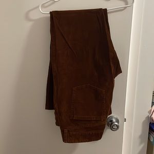Rusty Brown Corduroy Pants - J Crew